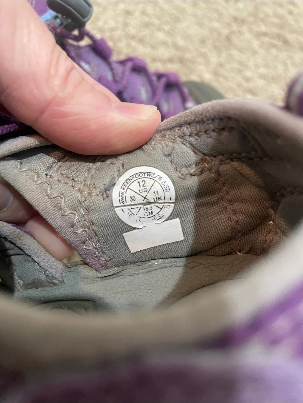 Keen lightweight purple